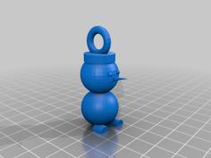 Snowman Ornament 3D Printer Model