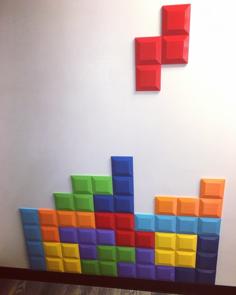 Tetromino Tile For Tetris Wall 3D Printer Model