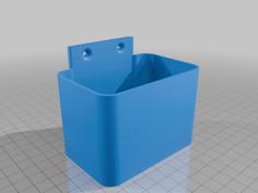 Storage Box Wall Mount 3D Printer Model