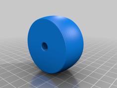 Plant Caddie Wheel – 50x24x7mm 3D Printer Model