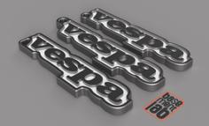 Vespa Type M/M2/M3/M3A – Key Chain – Portachiavi – Porte Clès – 钥匙链 3D Printer Model