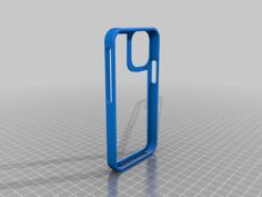 Iphone 12 And 13 Mini Open Back Tpu Case Cover 3D Printer Model