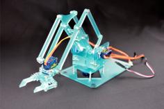 Laser Cut MeArm V0.4 – Pocket Sized Robot Arm