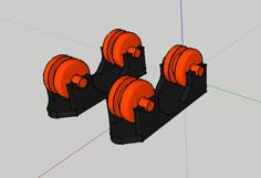 Spool Roller Universal 2 3D Printer Model