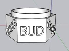 Weed Jar With Lid 3D Printer Model