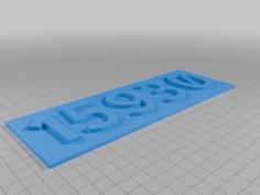 FTC Team Nameplates 3D Printer Model