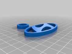 Hyundai Logo Keychain 3D Printer Model