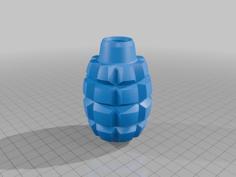 The Model Of The Complete F-1 Hand Grenade 3D Printer Model