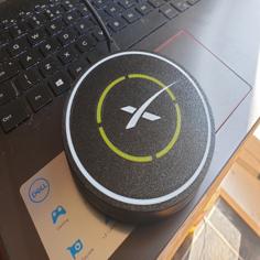 SpaceX Landing Pad Qi Wireless Charger 3D Printer Model