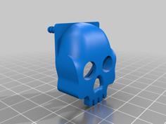 Skull 30mm Fan Cover 3D Printer Model