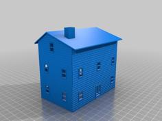 Complete Big House 3D Printer Model