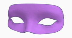 Plain Masquerade Mask 3D Printer Model