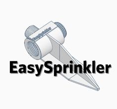 Easy Sprinkler | 1/2 Inch Riser To Garden Hose 3D Printer Model