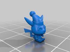 Christmas Pikachu – By Objoy Creation 3D Printer Model