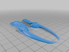 Elongated Finger Claws Easier Print 3D Printer Model