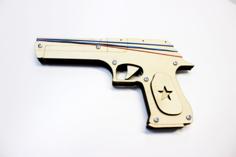 Laser Cut Desert Eagle Rubber Shot.