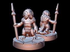 Zoog Warrior (15mm Scale) 3D Printer Model