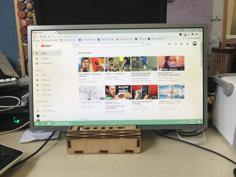 Laser Cut – Stand For Recycled Monitor