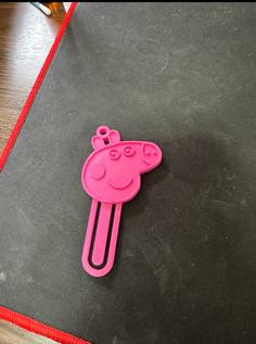 Peppa Pig Key Chain/Bookmark/Playdough Press 3D Printer Model