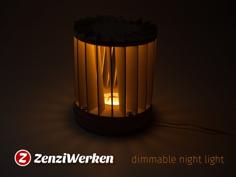 Laser Cut Dimmable Night Light Cnc/laser