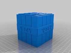 Minecraft TNT 3D Printer Model