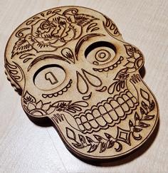 Laser Cut Day Of The Grade Sugarskull