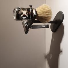 Shaving Brush And Razor Stand / Holder 3D Printer Model