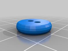 Button 3D Printer Model