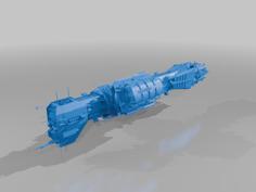 Babylon 5 Alternate Omega Destroyer Remix 3D Printer Model