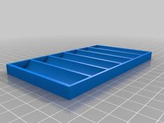 18650 Battery Tray 3D Printer Model