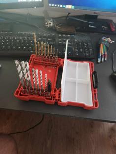 Milwaukee Bit / Drill Box Tray 3D Printer Model