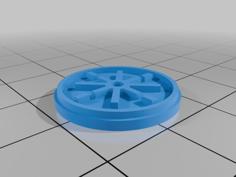 Hanabi Bomb Token 3D Printer Model