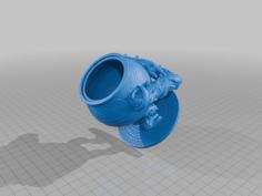 Alexander Pot Warrior Vase 3D Printer Model