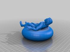 Tube For Rc Boat 1/10 Scale 3D Printer Model