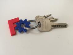 FreeCAD Keychain (dual Or Single Extruder Versions) 3D Printer Model