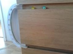 Laser Cut Marble Run Adapter For Ikea Malm Dresser