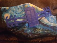 Tardis Mask Strap, Earsaver 3D Printer Model