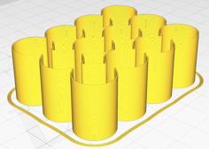 AA Battery Holder – Vase Mode 3D Printer Model