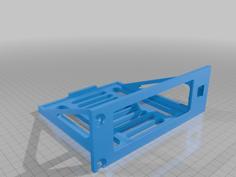 Blitzortung System Blue Rack Mount Shelf 3D Printer Model