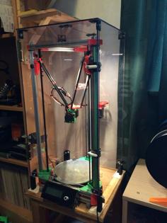 Kossel Mini Enclosure 3D Printer Model