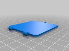 Original Furby Replacement Battery Cover 3D Printer Model