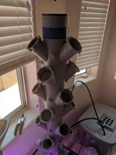 Tower For Modular Fogponic System 3D Printer Model