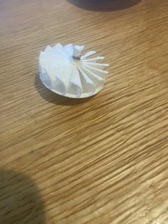 Air Powerd Spinning Top 3D Printer Model