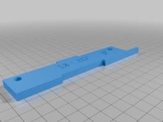 ROUTER / SAW SETUP MEASURING BARS Kreg PRS340 Clone 3D Printer Model