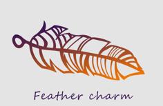 Feather Charm 3D Printer Model