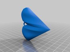 Rough Shark Tooth 3D Printer Model