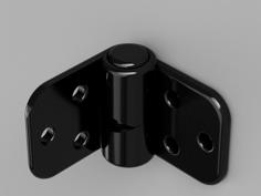 Self Closing Hinge, 90° Snap 3D Printer Model