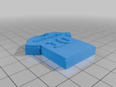 Brasil Keychain 3D Printer Model