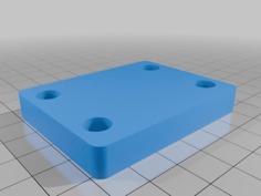 Caster Spacer 3D Printer Model