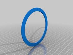 Kitchen Crock Lid Ring 3D Printer Model